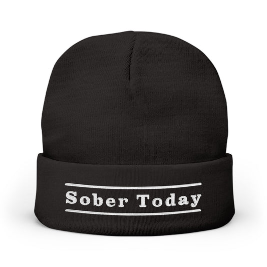 Recovery Knit Beanie | Sober Today 3