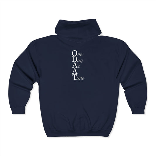 Haler Smith Full Zip Hooded Sweatshirt S-XL - One Day At A Time
