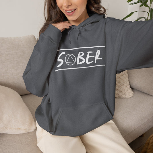 Sobriety Hoodie | Sober Design 1 On The Front
