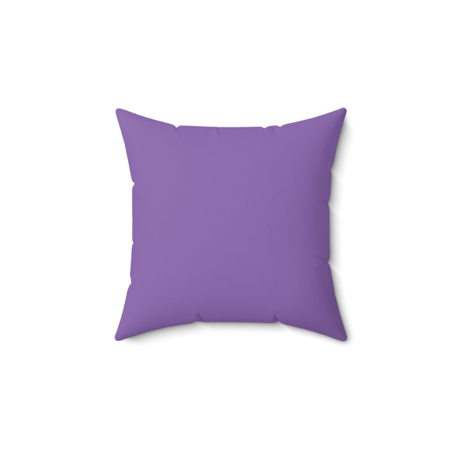 Haler Smith Square Polyester Pillow - Recovery Phrases 1 - Light Purple
