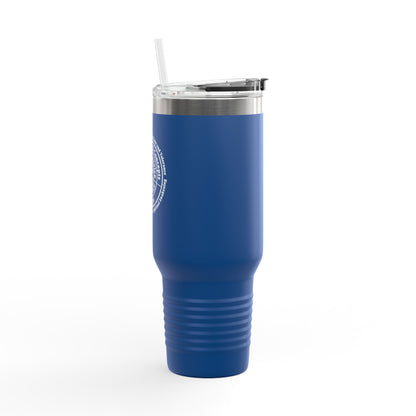 Haler Smith - Mug - Haler Smith Insulated Travel Mug with Straw 40 oz. - Higher Power 1 - White Letters