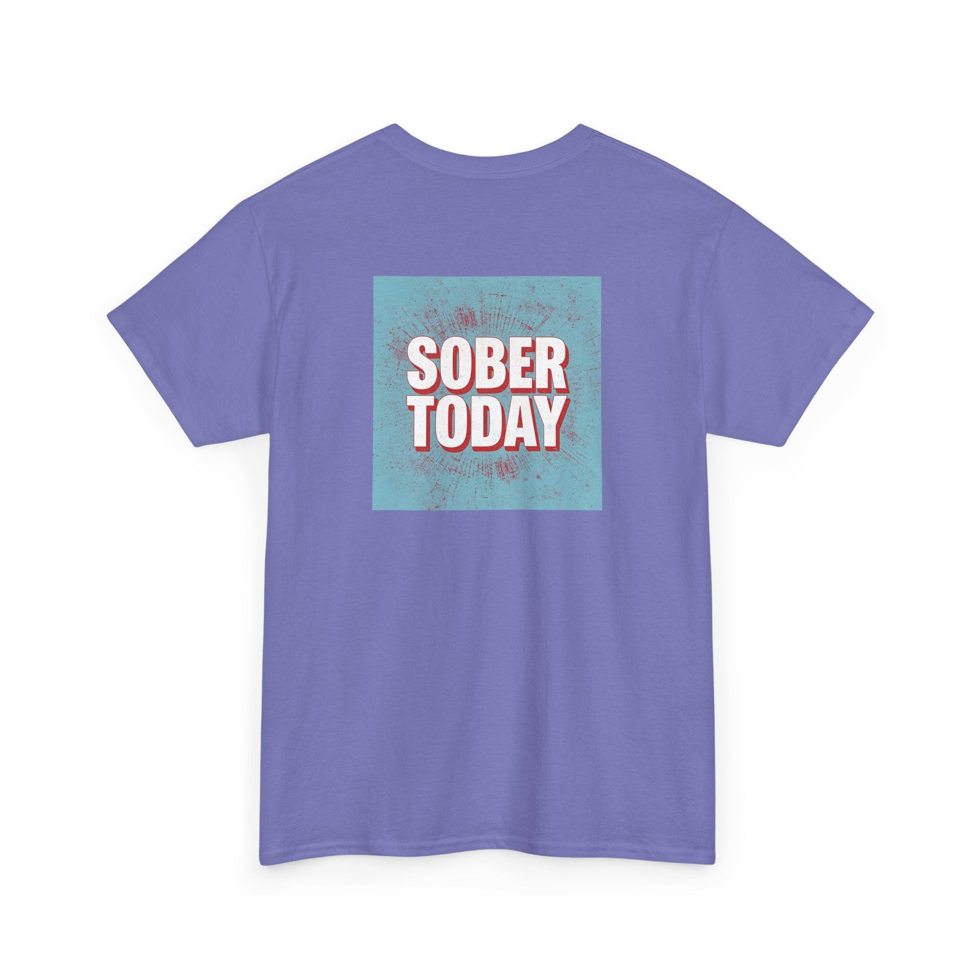 Haler Smith - T-Shirt - Haler Smith Heavy Cotton Short Sleeve Tee - Sober Today 5 - S - XL