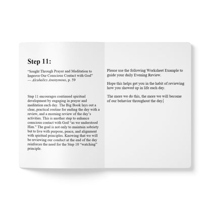 Haler Smith Guided Softcover Journal - Step 11 Evening Review - Starry Night Scene