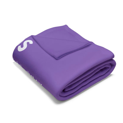 Haler Smith Polar Fleece Blanket - 12 Steps - Light Purple