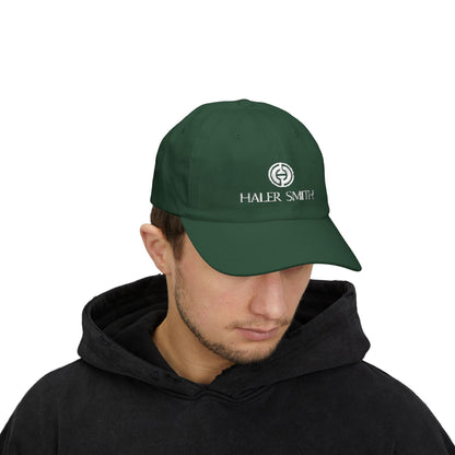 Haler Smith - Hats - Haler Smith Dad Cap - Haler Smith Logo - White