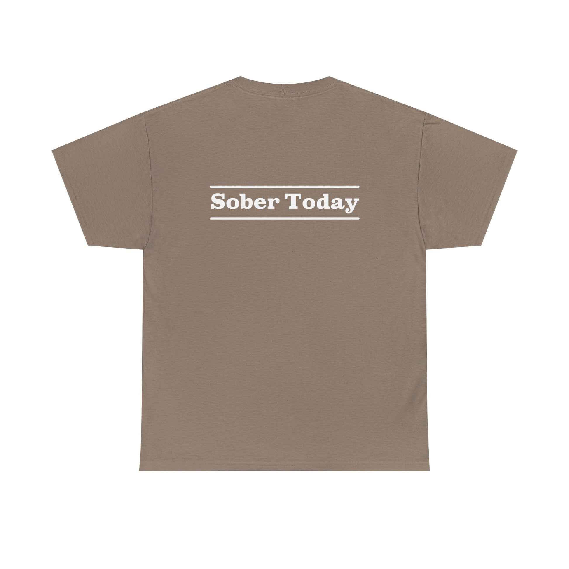 Haler Smith - T-Shirt - Haler Smith Heavy Cotton Short Sleeve Tee - Sober Today 3 - 2XL - 5XL