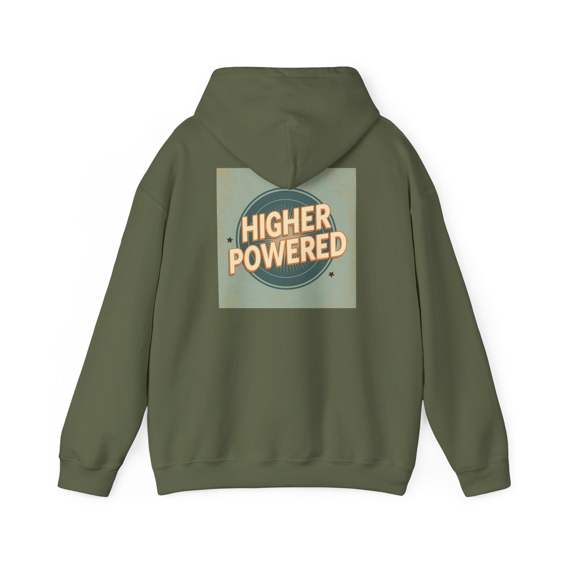 Haler Smith - Hoodie - Haler Smith Cotton Blend Hooded Sweatshirt Hoodie - Higher Powered 1 - S - XL