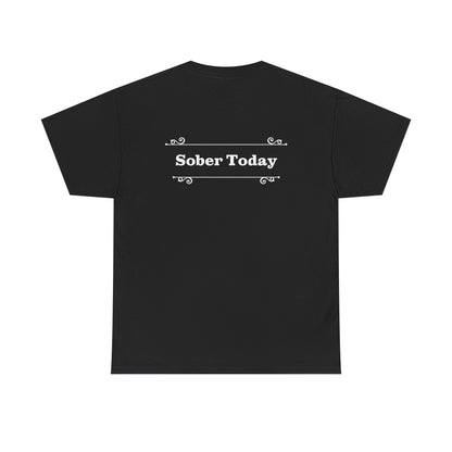 Haler Smith - T-Shirt - Haler Smith Heavy Cotton Short Sleeve Tee - Sober Today 1 - 2XL - 5XL