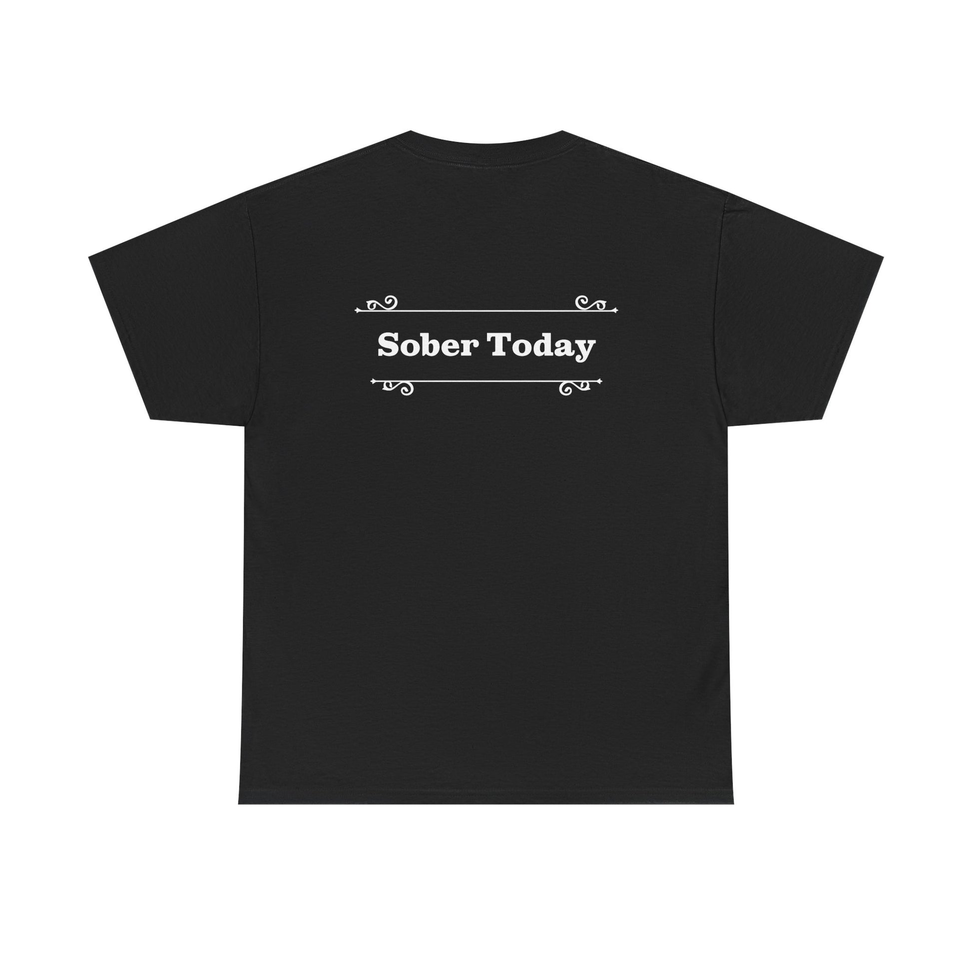 Haler Smith - T-Shirt - Haler Smith Heavy Cotton Short Sleeve Tee - Sober Today 1 - S - XL