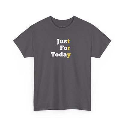 Recovery Short Sleeve T-Shirt | Just For Today Design 1 On The Front