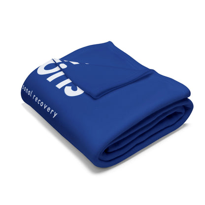 Haler Smith - Home Decor - Haler Smith Polar Fleece Blanket - 12 Traditions - Dark Blue