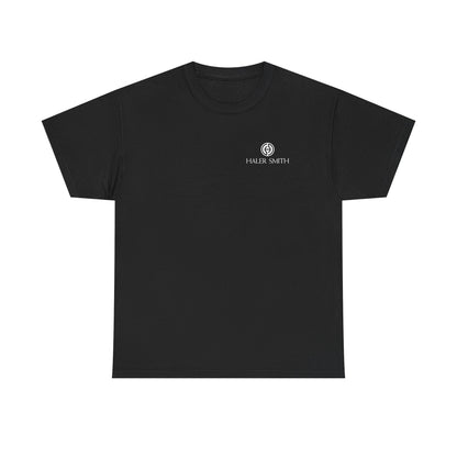 Haler Smith Heavy Cotton Short Sleeve Tee 2XL-5XL - Live The Steps - White Letters
