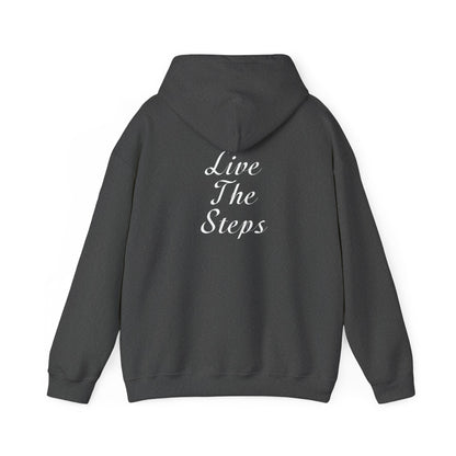Haler Smith - Hoodie - Haler Smith Cotton Blend Hooded Sweatshirt Hoodie 2XL - 5XL - Live The Steps White