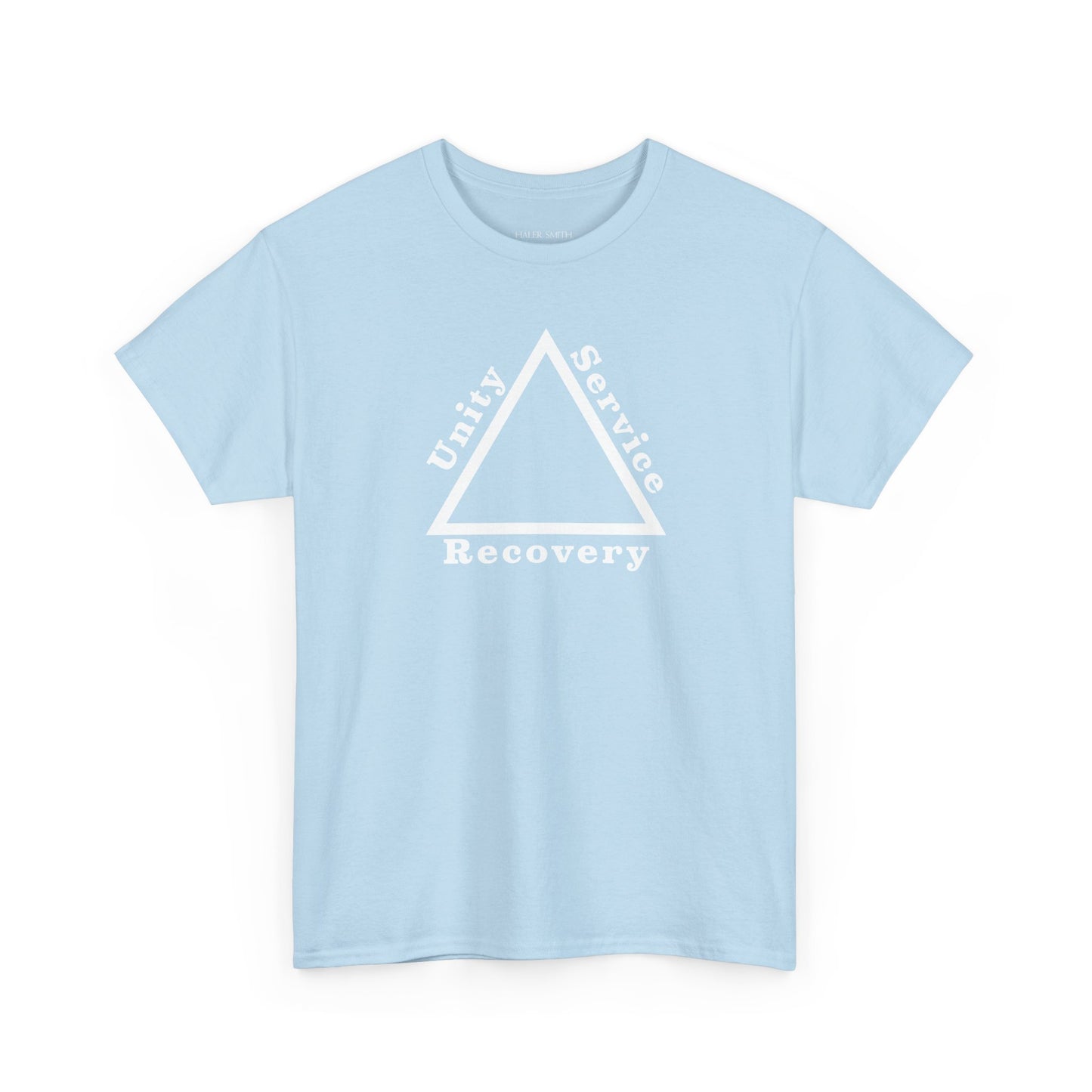 Recovery Short Sleeve T-Shirt | Unity Service Recovery Design 1 On The Front