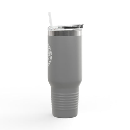 Haler Smith - Mug - Haler Smith Insulated Travel Mug with Straw 40 oz. - Higher Power 1 - White Letters