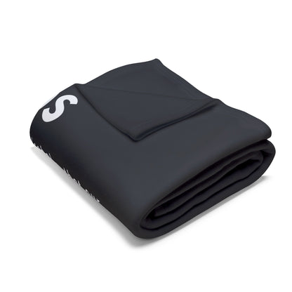 Haler Smith - Home Decor - Haler Smith Polar Fleece Blanket - 12 Steps - Black