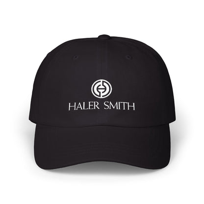 Haler Smith - Hats - Haler Smith Dad Cap - Haler Smith Logo - White