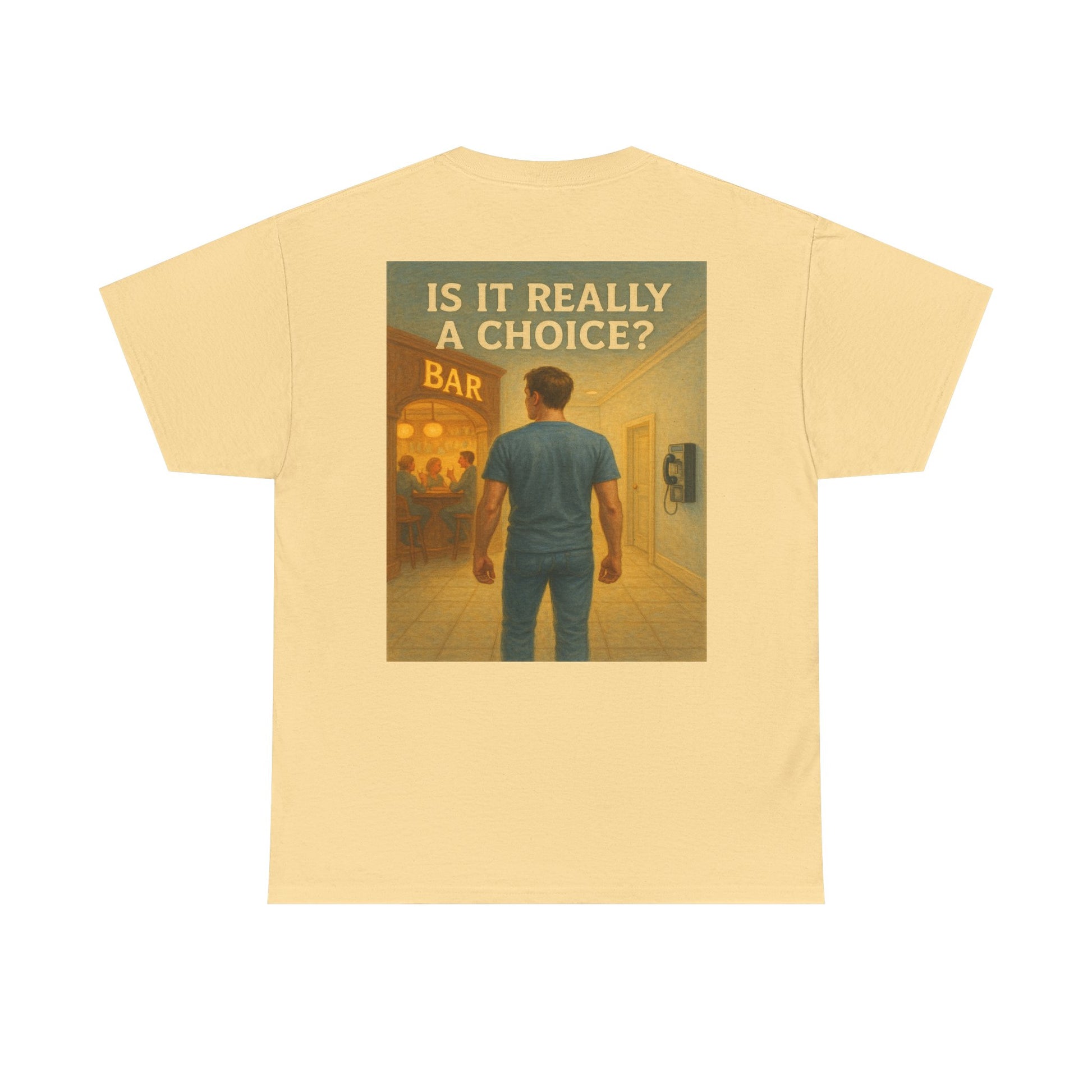 Haler Smith - T-Shirt - Haler Smith Heavy Cotton Short Sleeve Tee 2XL - 5XL - Is It Really My Choice - Bar and Phone