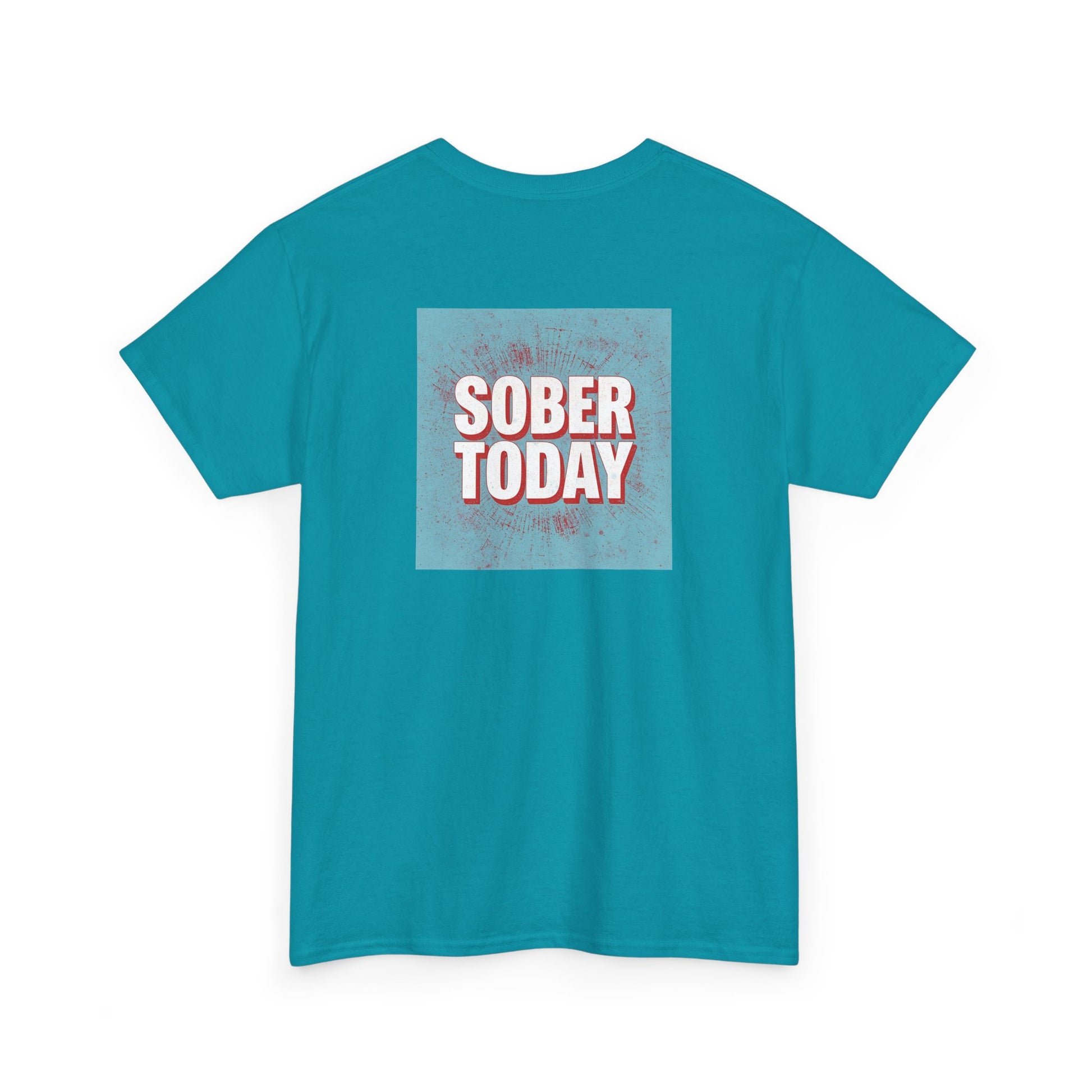 Haler Smith - T-Shirt - Haler Smith Heavy Cotton Short Sleeve Tee - Sober Today 5 - S - XL