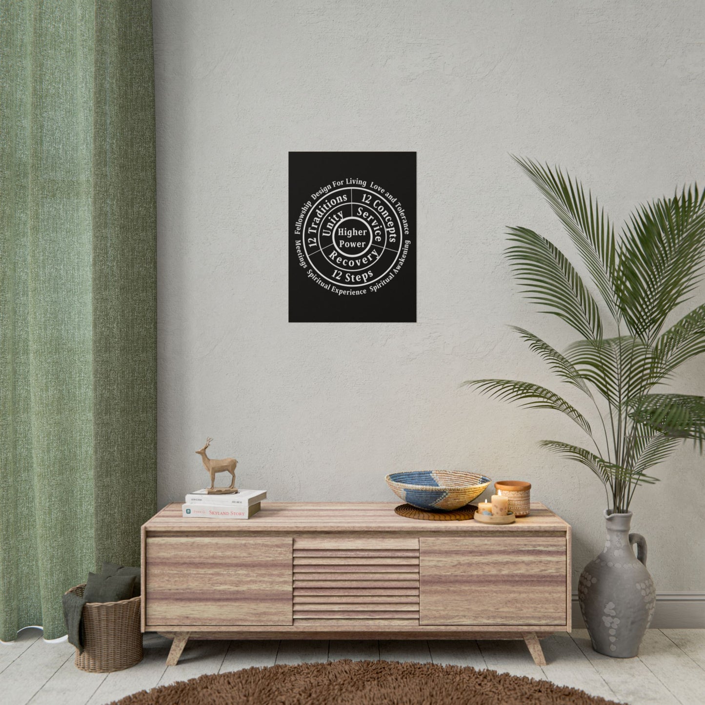 Haler Smith Rolled Poster - Higher Power 1 - Black Matte Finish