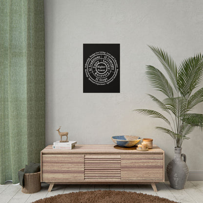 Haler Smith Rolled Poster - Higher Power 1 - Black Matte Finish
