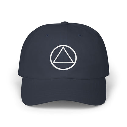 Recovery Dad Cap | Circle and Triangle Design 1