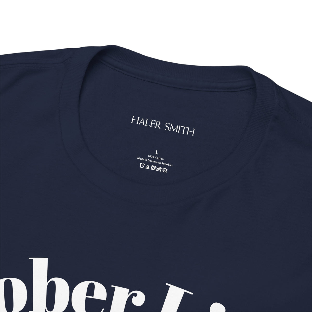 Sober Life Est. recovery short sleeve T-shirt featuring Sober Life Est. Design 1 on the front