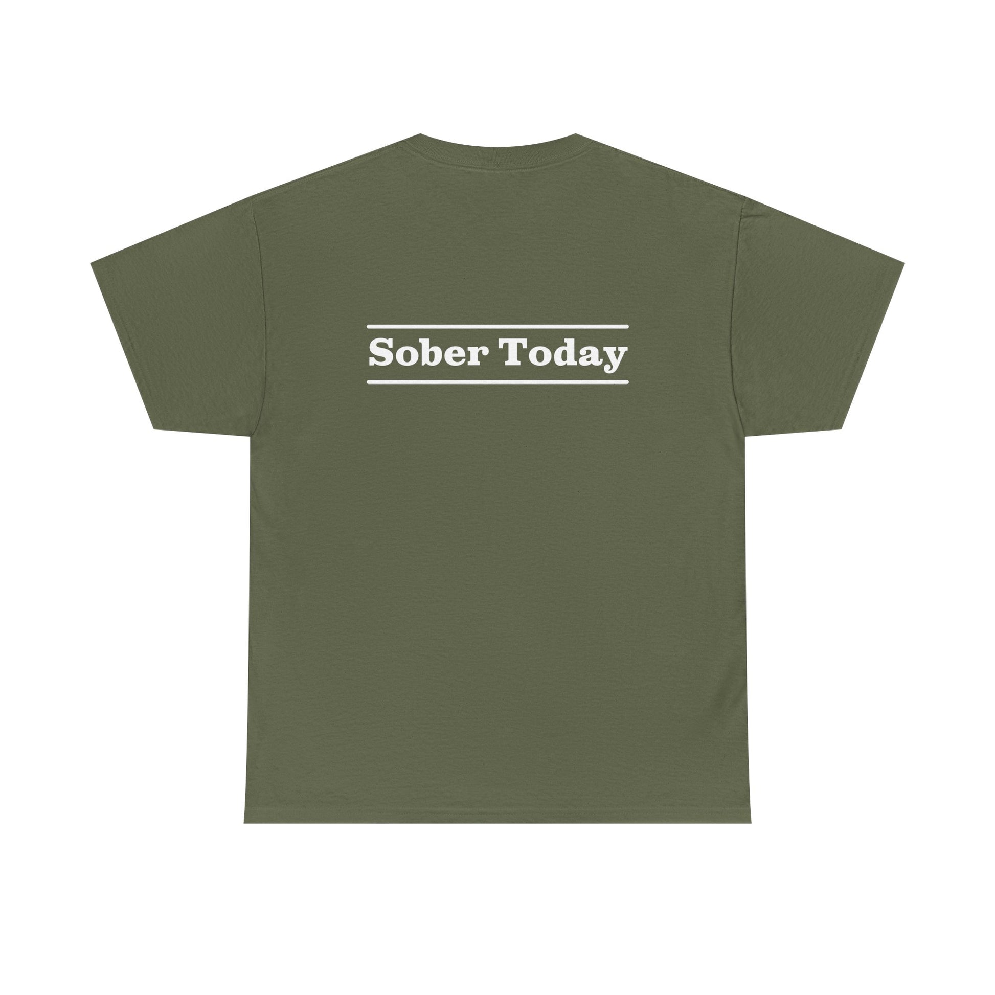 Haler Smith - T-Shirt - Haler Smith Heavy Cotton Short Sleeve Tee - Sober Today 3 - 2XL - 5XL