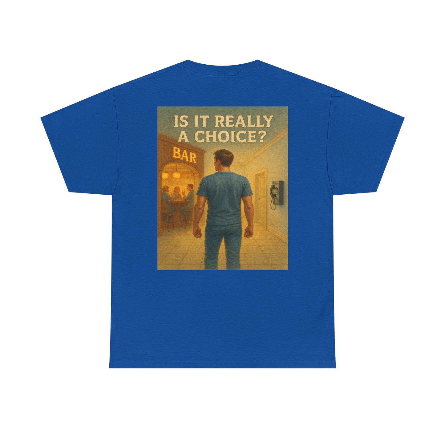 Haler Smith Heavy Cotton Short Sleeve Tee 2XL-5XL - Is It Really My Choice - Bar and Phone