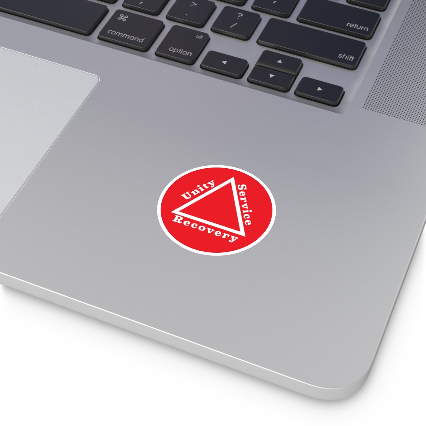 Haler Smith Vinyl Round Sticker - Unity Service Recovery 1 - Red