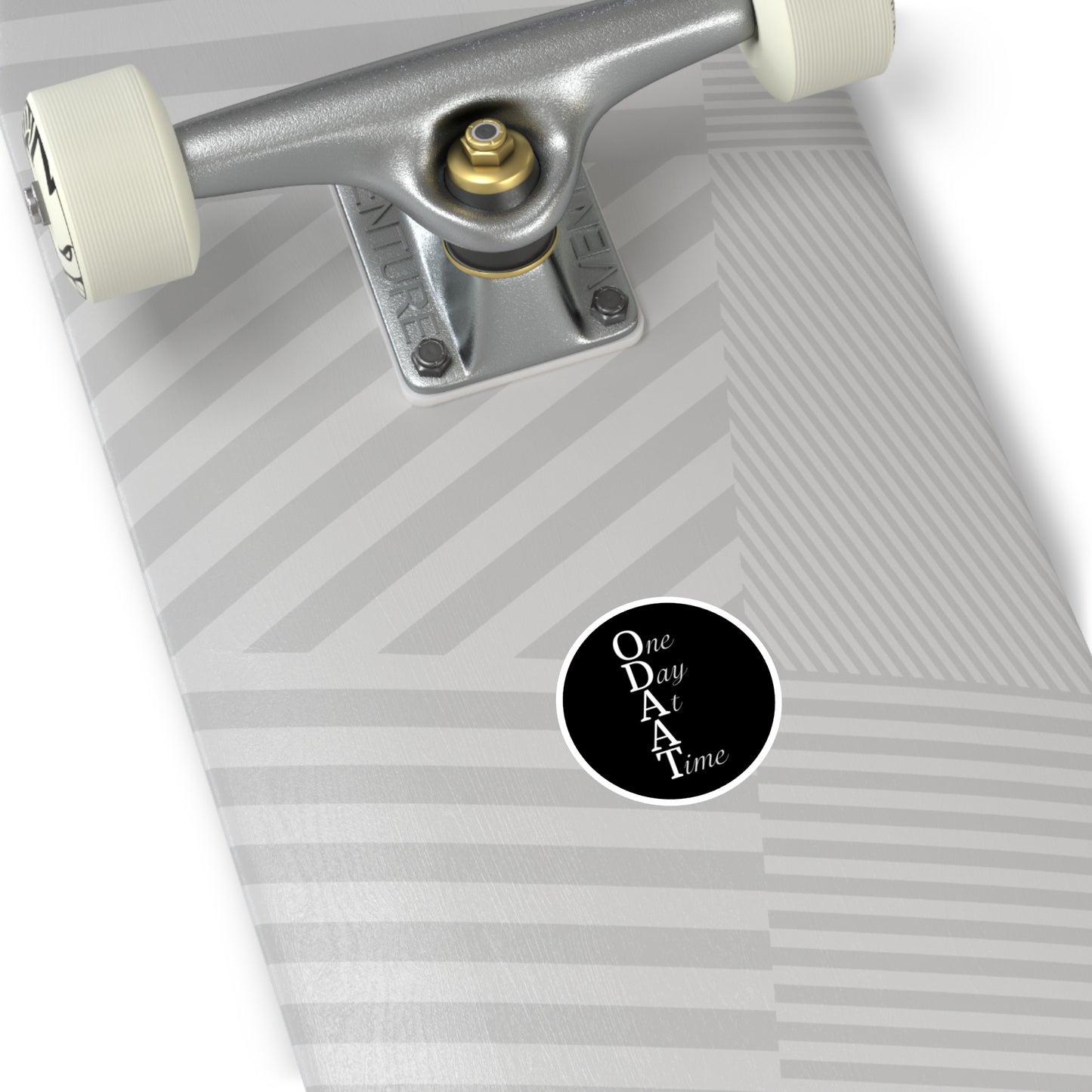 Haler Smith Vinyl Round Sticker - ODAAT - Black