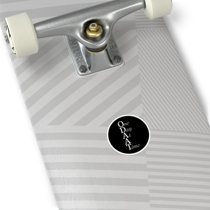 Haler Smith Vinyl Round Sticker - ODAAT - Black