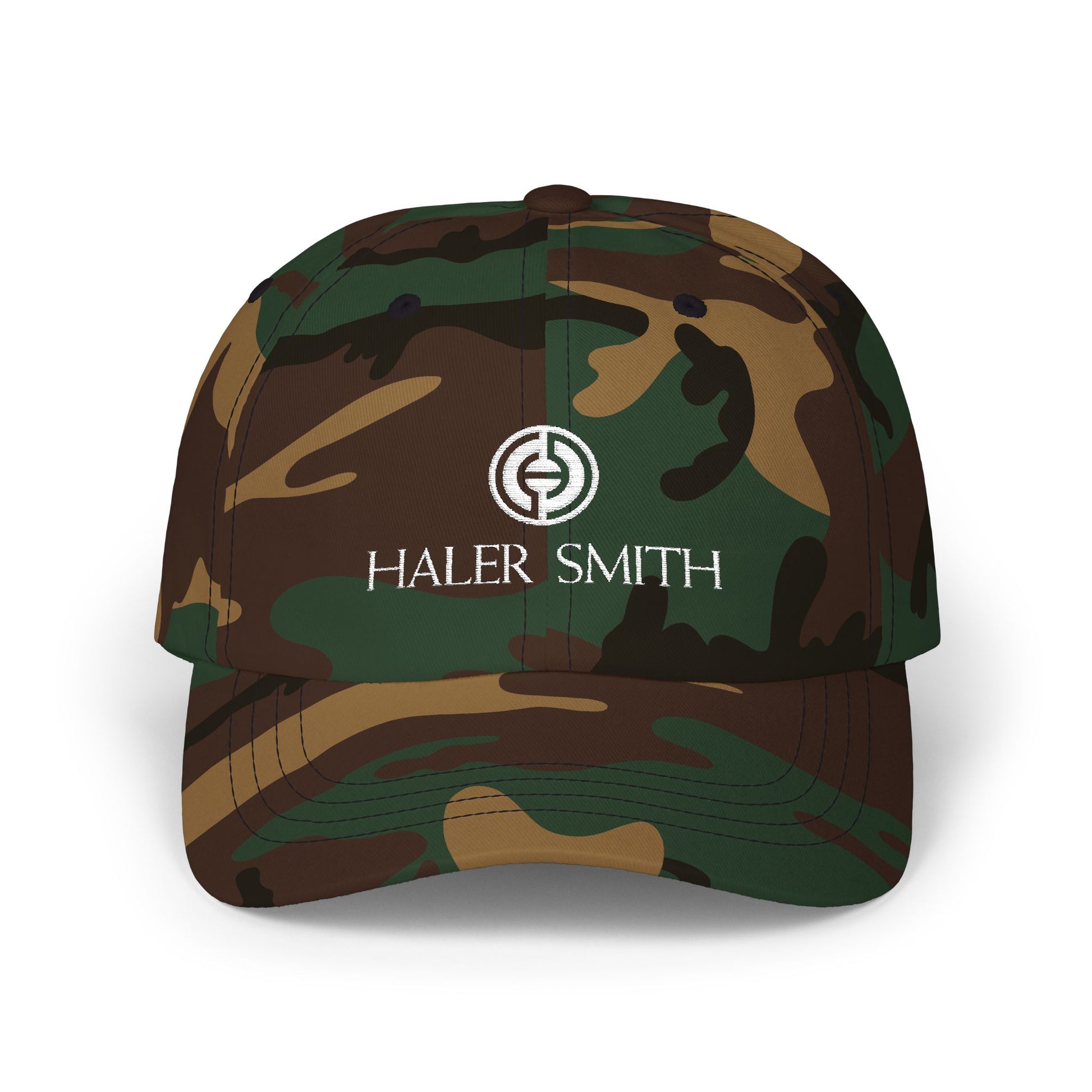 Haler Smith - Hats - Haler Smith Dad Cap - Haler Smith Logo - White