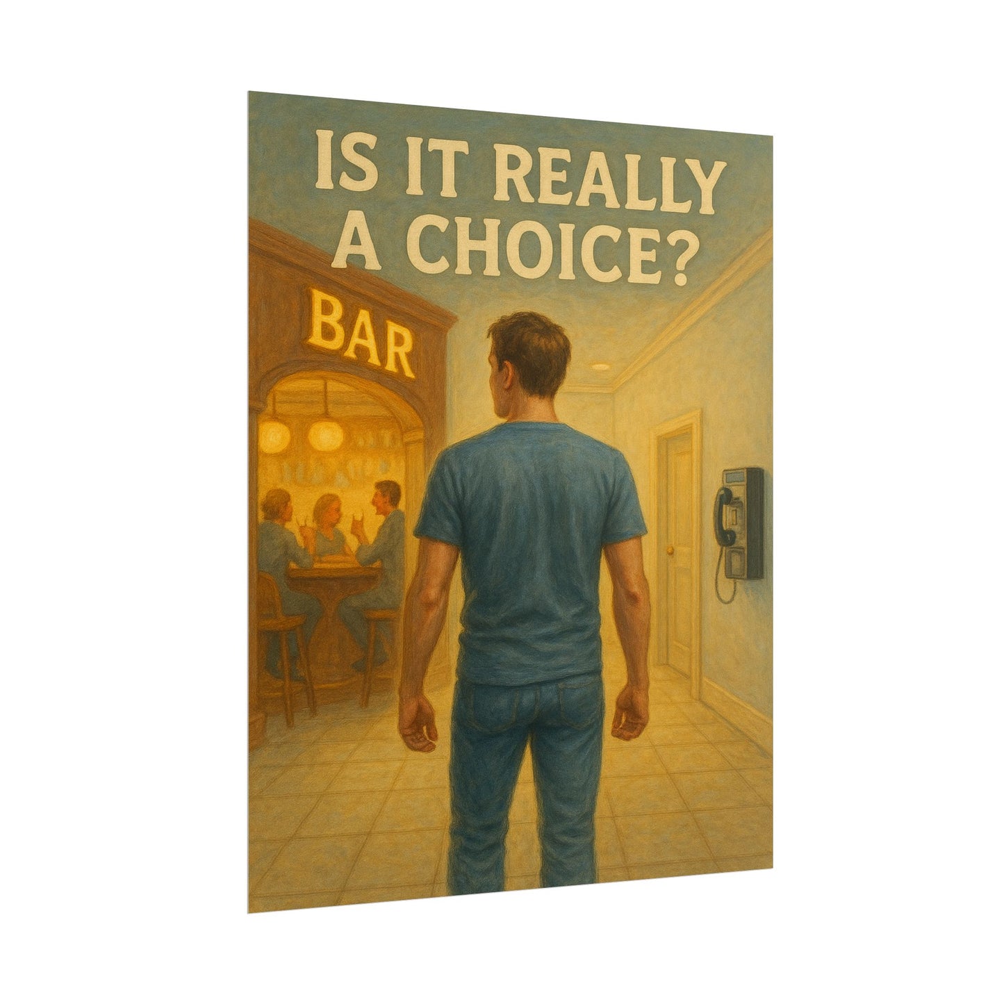 Haler Smith Rolled Poster - Is It Really A Choice - Vertical - Matte Finish