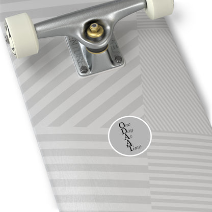 Haler Smith Vinyl Round Sticker - ODAAT - Light Gray