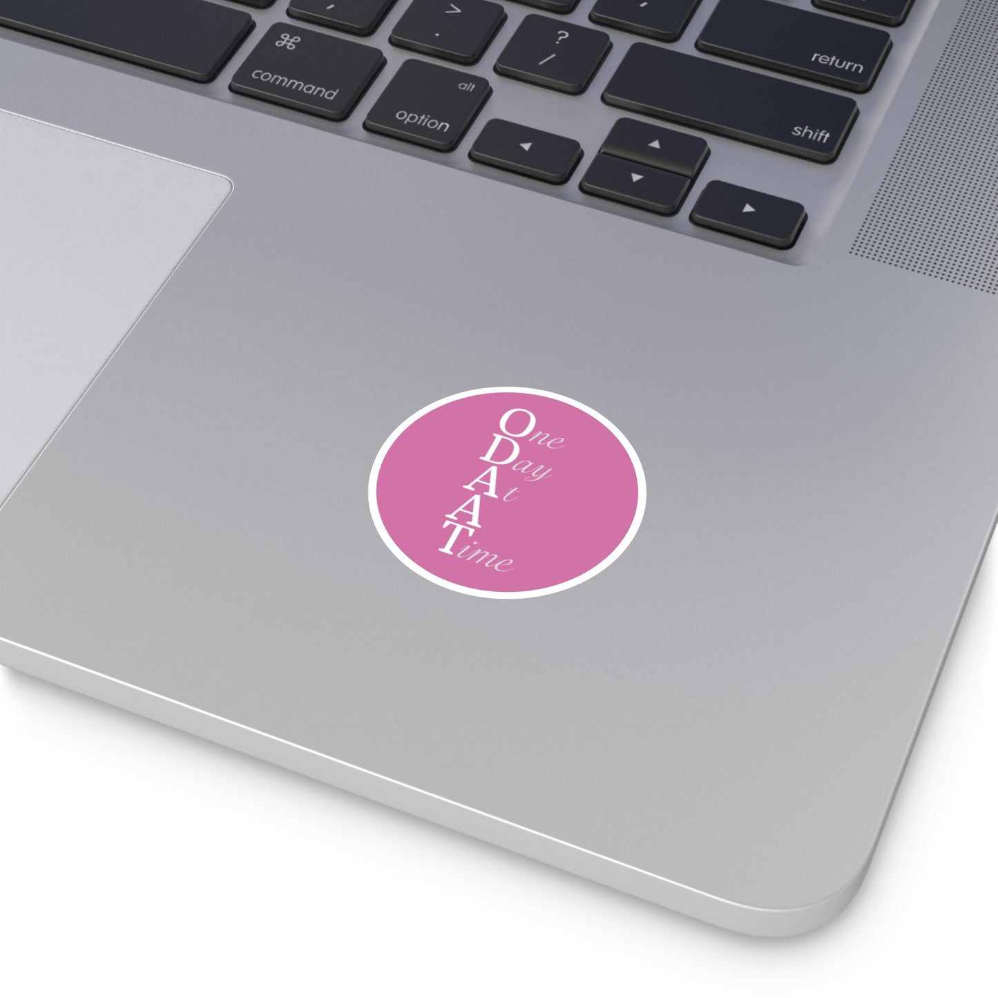 Haler Smith Vinyl Round Sticker - ODAAT - Light Pink