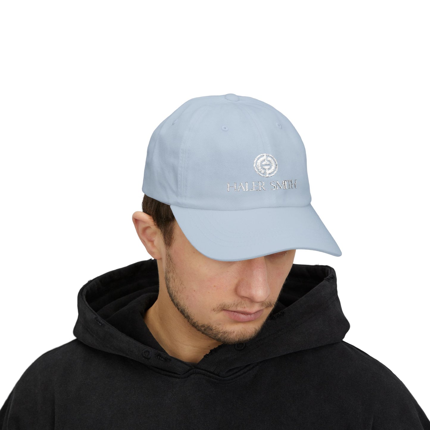 Haler Smith - Hats - Haler Smith Dad Cap - Haler Smith Logo - White