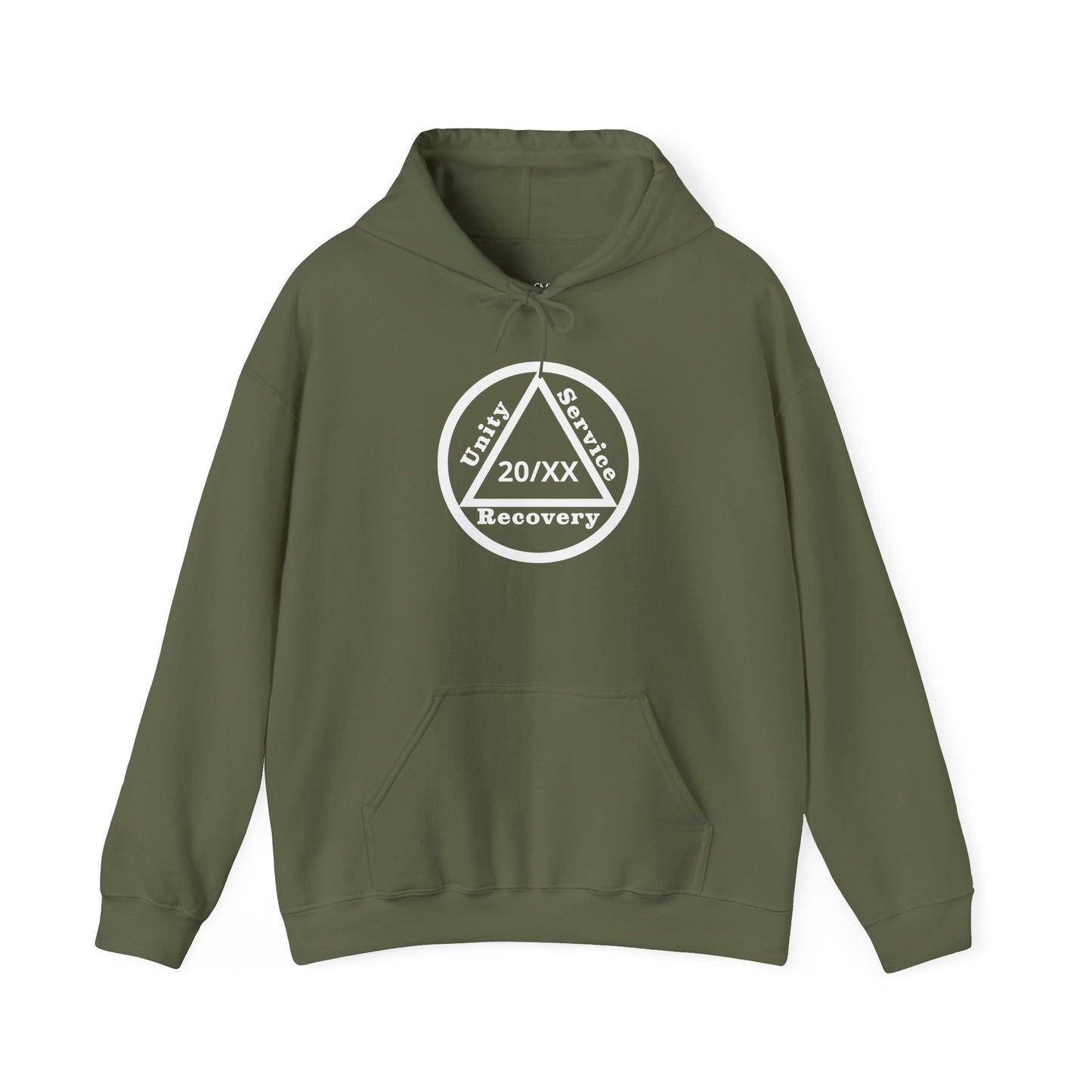 Sobriety Hoodie | Unity Service Recovery Sobriety Years Design 1 On The Front