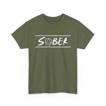 Recovery Short Sleeve T-Shirt | Sober Design 1 On The Front
