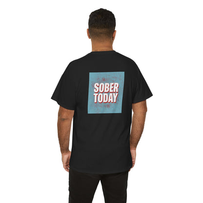 Haler Smith - T-Shirt - Haler Smith Heavy Cotton Short Sleeve Tee - Sober Today 5 - S - XL