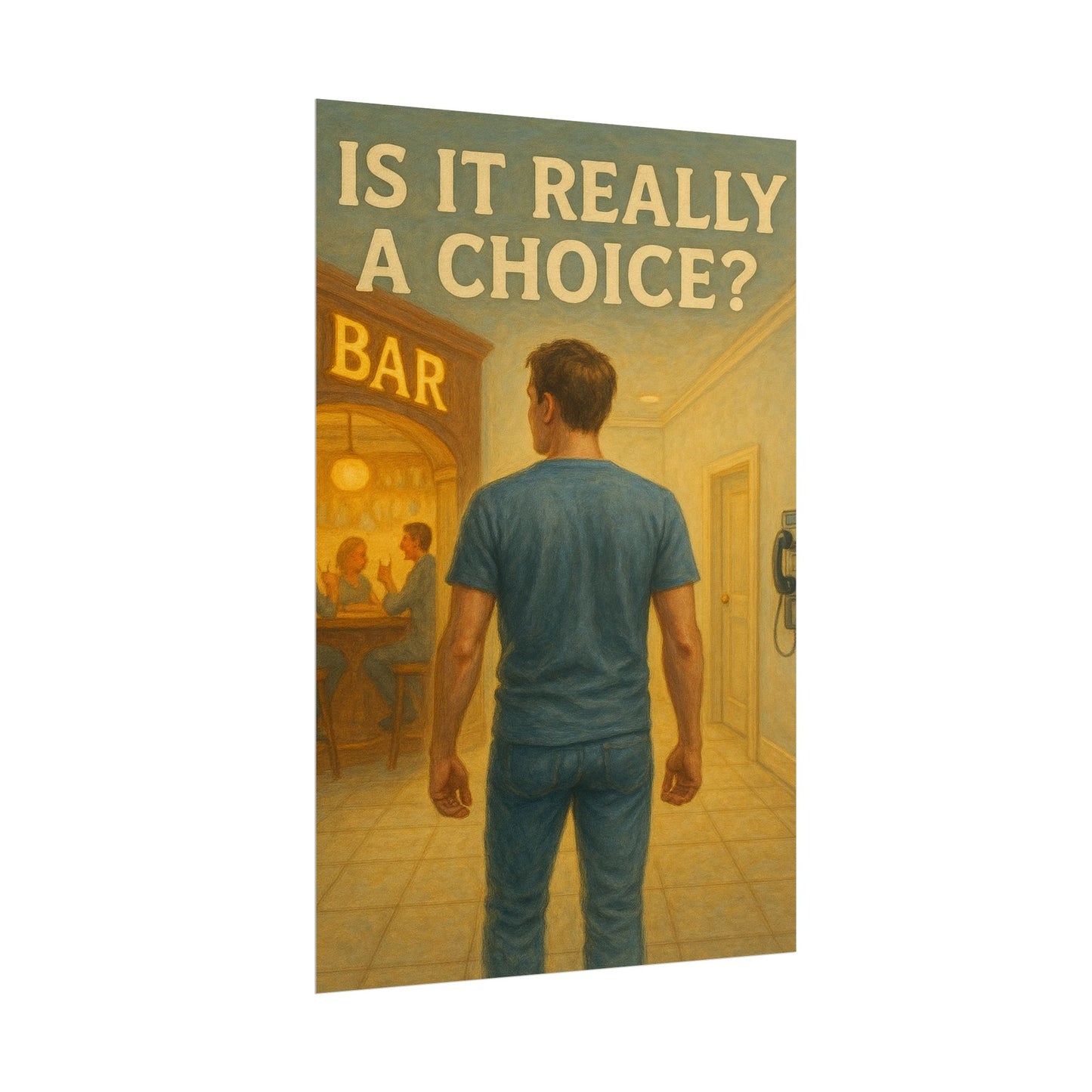 Haler Smith Rolled Poster - Is It Really A Choice - Vertical - Matte Finish