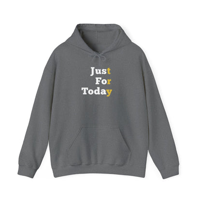 Recovery Hoodie | Just For Today Design 1 On The Front