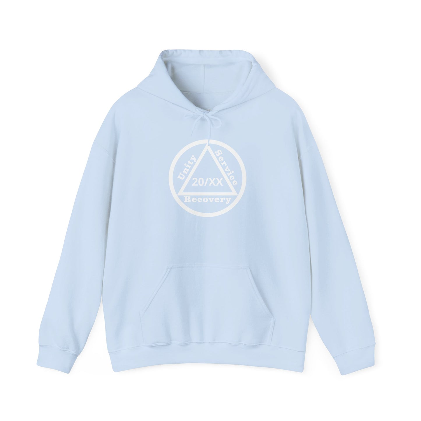 Sobriety Hoodie | Unity Service Recovery Sobriety Years Design 1 On The Front
