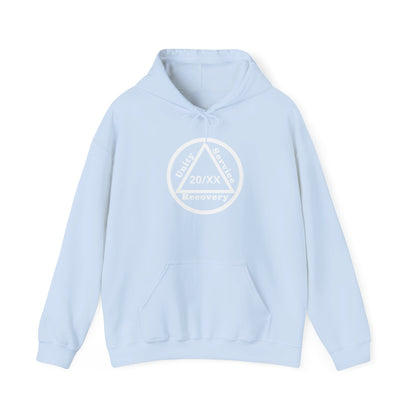 Sobriety Hoodie | Unity Service Recovery Sobriety Years Design 1 On The Front