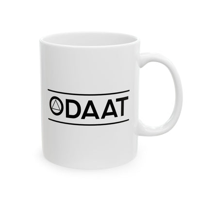 Recovery Ceramic Coffee Mug | ODAAT Design 1 | White with Black Letters