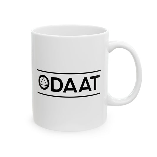 Recovery Ceramic Coffee Mug | ODAAT Design 1 | White with Black Letters