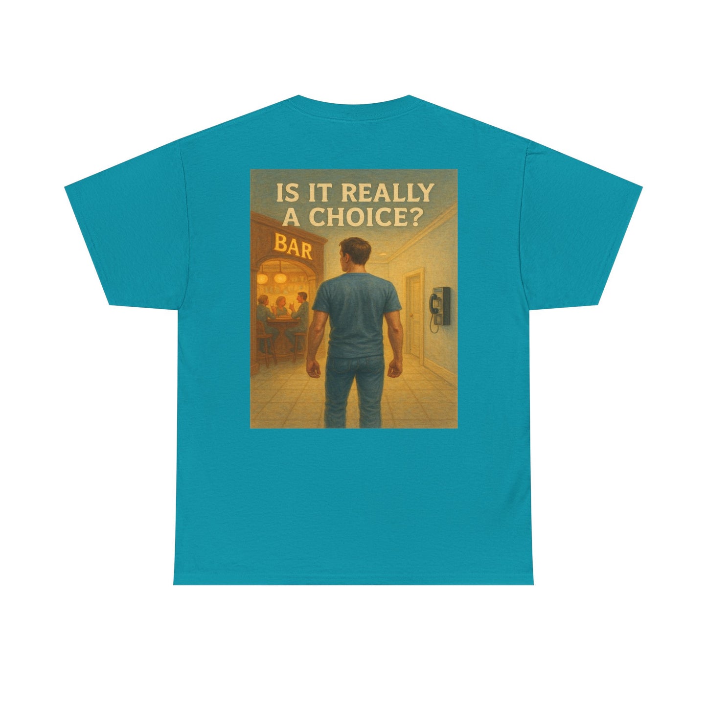 Haler Smith Heavy Cotton Short Sleeve Tee 2XL-5XL - Is It Really My Choice - Bar and Phone