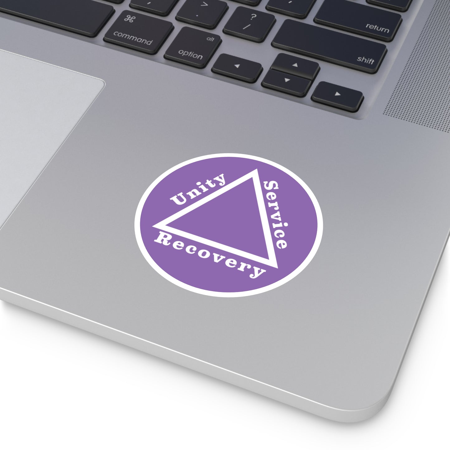 Haler Smith Vinyl Round Sticker - Unity Service Recovery 1 - Light Purple