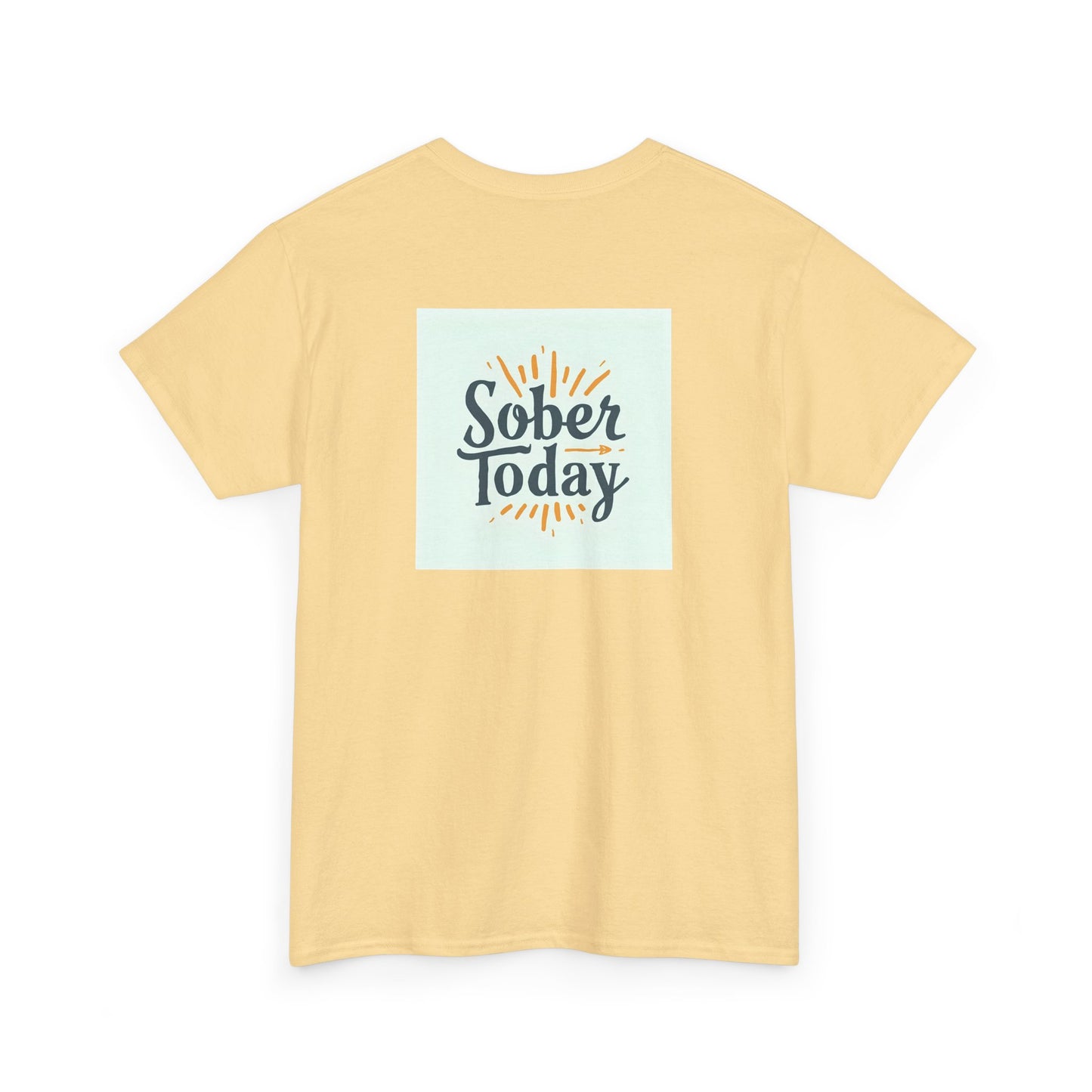 Haler Smith - T-Shirt - Haler Smith Heavy Cotton Short Sleeve Tee - Sober Today 6 - S - XL