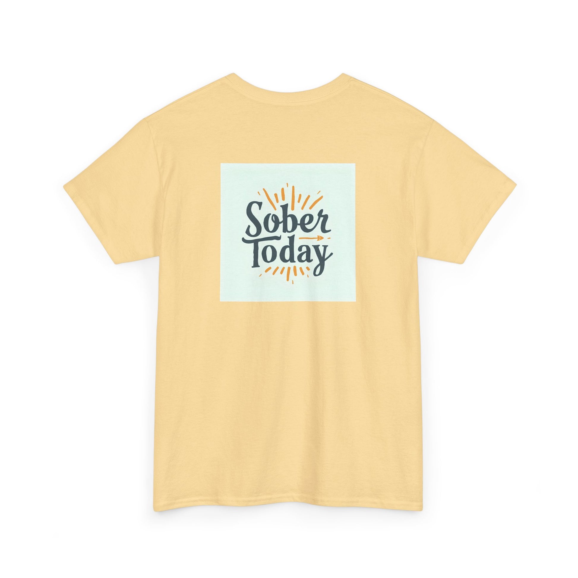 Haler Smith - T-Shirt - Haler Smith Heavy Cotton Short Sleeve Tee - Sober Today 6 - S - XL